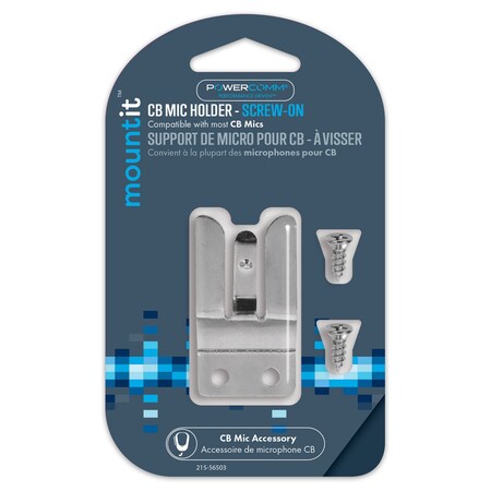 Powercomm Mic Holder Screw-on Metal 215-56503